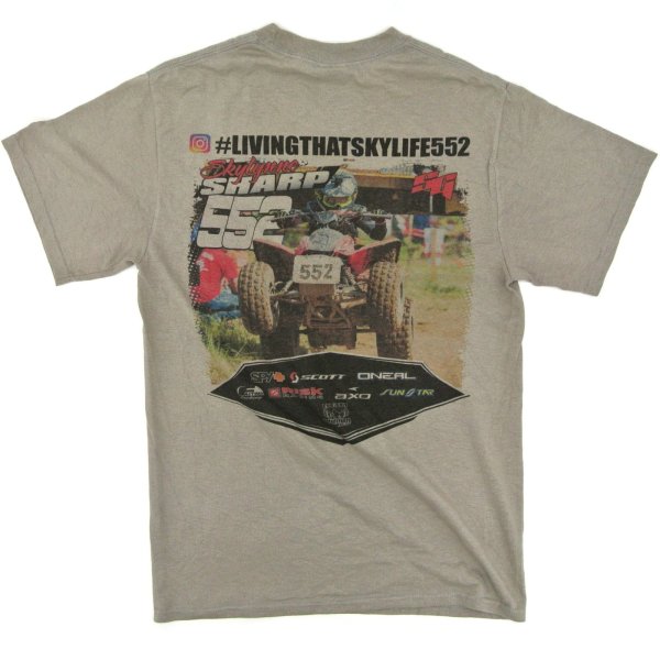 画像2: 【古着】SKY LIFE 552 / バイク・自転車 Tシャツ / ポート&カンパニー (PORT&COMPANY) / #00265 (2)