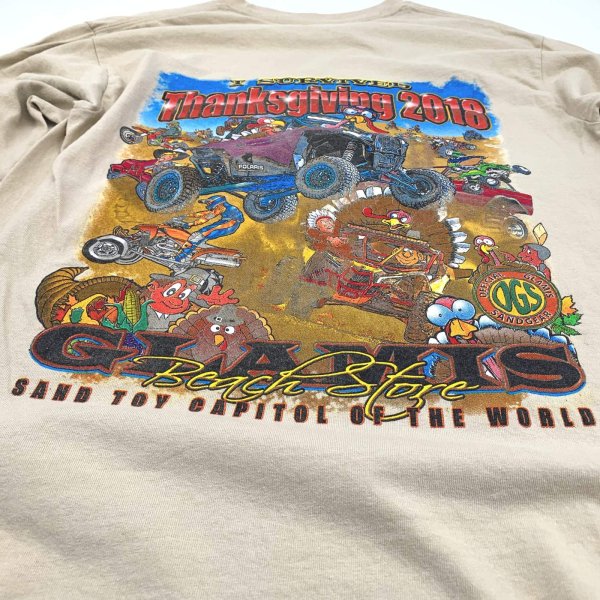 画像5: 【古着】GLAMIS サンクスギビング 2018 / 車・バイク Tシャツ / ギルダン (GILDAN) / #00271 (5)