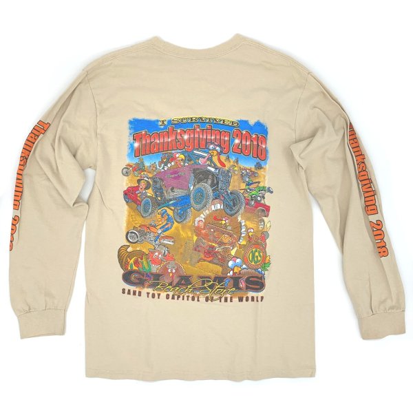 画像2: 【古着】GLAMIS サンクスギビング 2018 / 車・バイク Tシャツ / ギルダン (GILDAN) / #00271 (2)