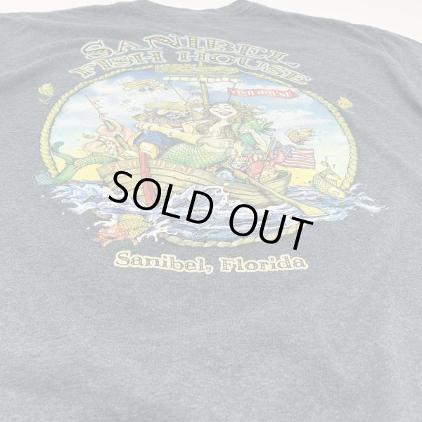 画像4: 【古着】フロリダ SANIBEL FISH HOUSE / レストラン・バー Tシャツ / ギルダン (GILDAN) / #00272 (4)