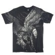 画像1: 【古着】デザイン Tシャツ / ブラック (BLACK) / #00278 (1)