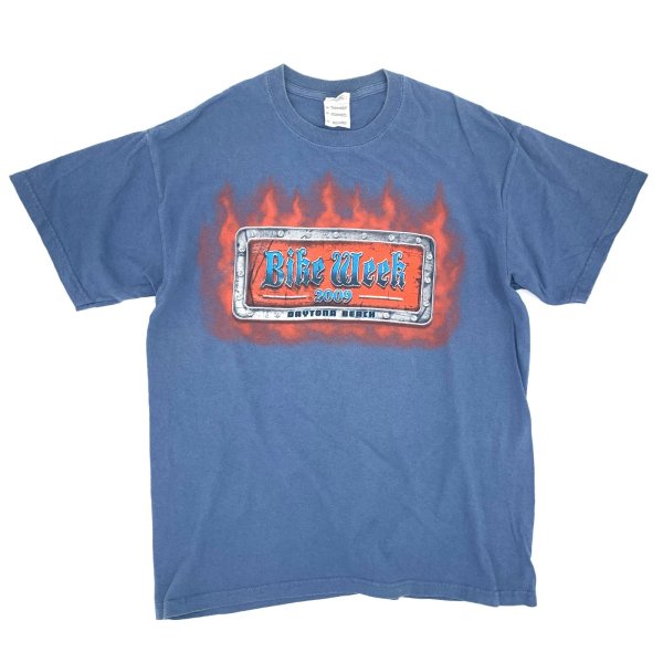 画像1: 【古着】Bike Week 2009 バイクウィーク デイトナビーチ / バイク Tシャツ / ギルダン (GILDAN) / #00280 (1)
