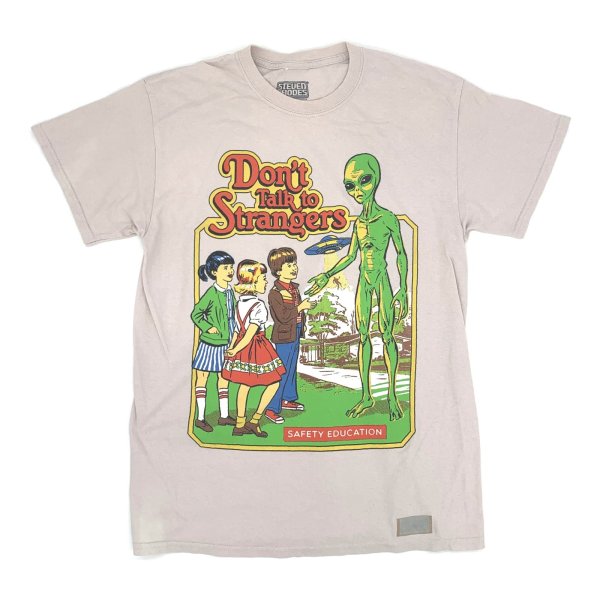 画像1: 【古着】Don't talk to strangers / デザイン Tシャツ / スティーブンローズ (STEVEN RHODES) / #00287 (1)