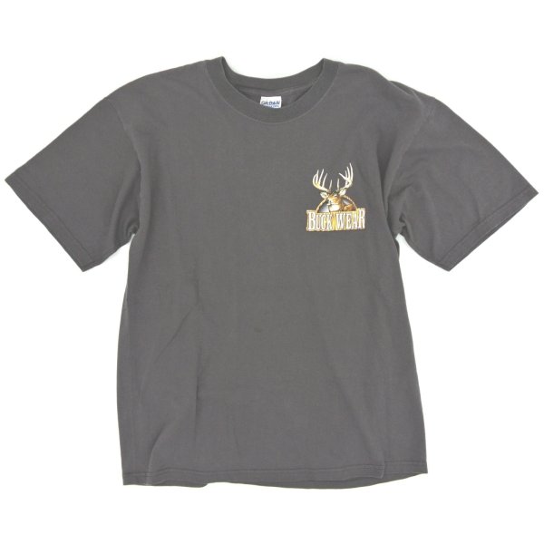 画像1: 【古着】BUCK WEAR / アニマル・動物 Tシャツ / ギルダン (GILDAN) / #00291 (1)