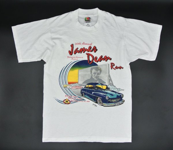 画像1: 【古着】車 Tシャツ / フルーツ・オブ・ザ・ルーム (FRUIT OF THE LOOM) / #00304 (1)