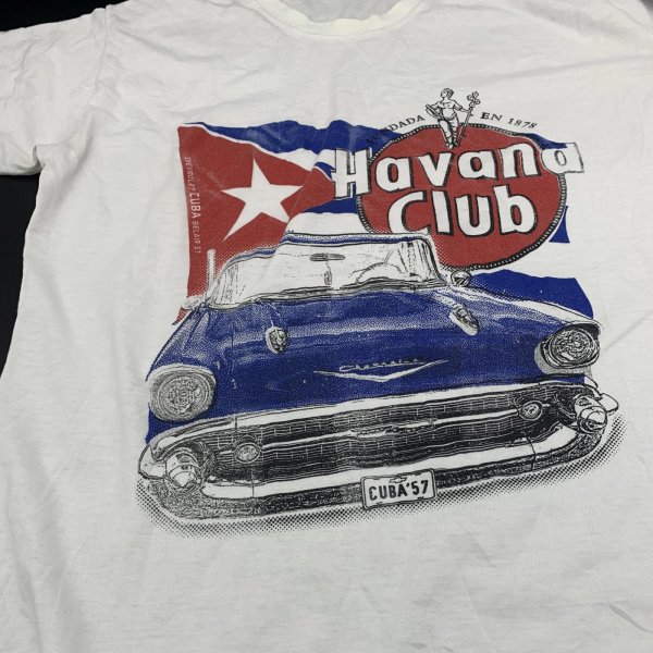 画像3: 【古着】Havana Club Chevrolet CUBA / 車 Tシャツ / #00298 (3)