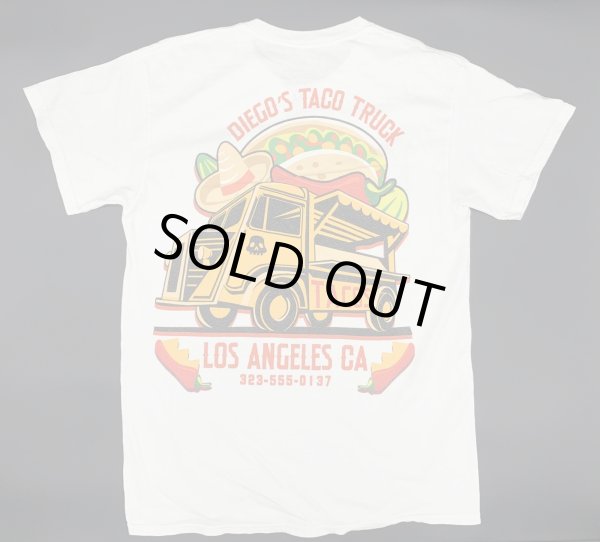 画像1: 【古着】ロサンゼルス DIEGO'S TACO TRUCK Tシャツ / レストラン Tシャツ / Neon Riot / #00300 (1)