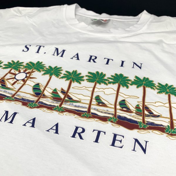 画像4: 【古着】ST.MARTIN セントマーチン島 カリブ海 Tシャツ / CARIBEAN T'S / #00307 (4)