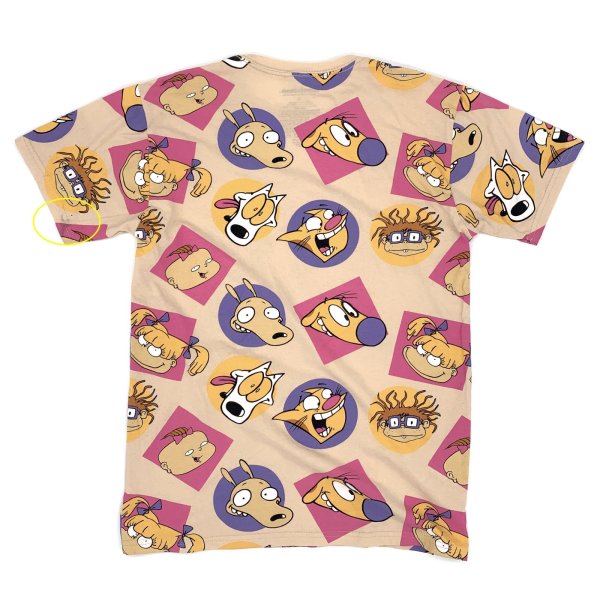 画像2: 【古着】ニコロデオン キャラクター Tシャツ / ニコロデオン (nickelodeon) / #00314 (2)