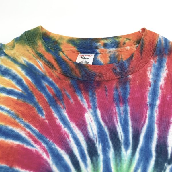 画像3: 【古着】タイダイ柄 Tシャツ / ヘインズ (Hanes) / #00337 (3)