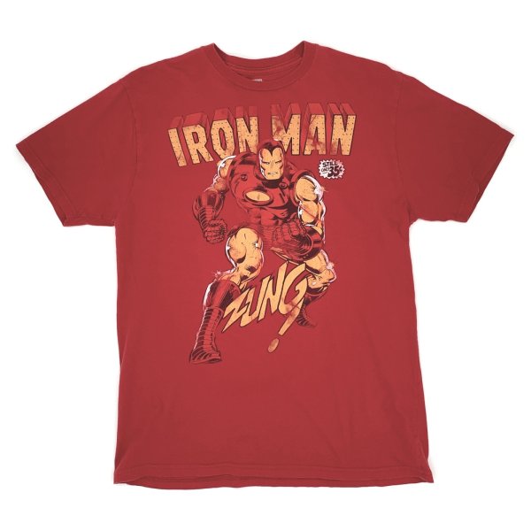 画像1: 【古着】MARVEL Comics IRON MAN アイアンマン Tシャツ / 映画・ドラマ Tシャツ / #00342 (1)