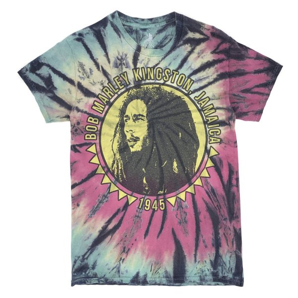 画像1: 【古着】Bob Marley ボブ マーリー タイダイ Tシャツ / ZION / #00347 (1)