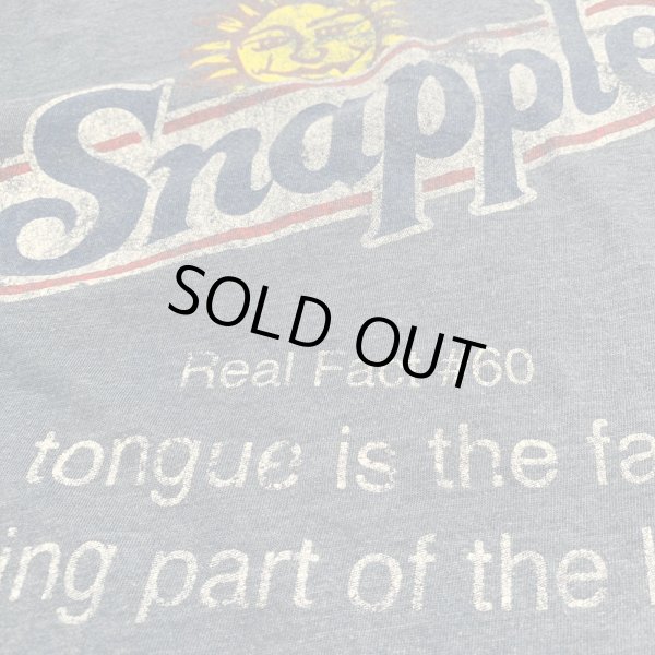 画像4: 【古着】Snapple スナップル ジュース Tシャツ / #00360 (4)