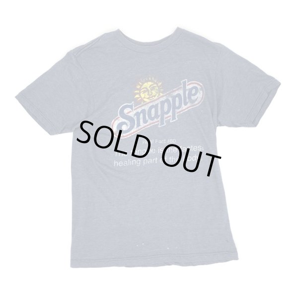 画像1: 【古着】Snapple スナップル ジュース Tシャツ / #00360 (1)