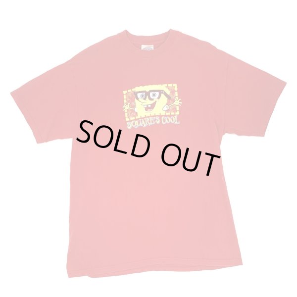 画像1: 【古着】SpongeBob スポンジボブ Tシャツ / ヘインズ Hanes / #00372 (1)