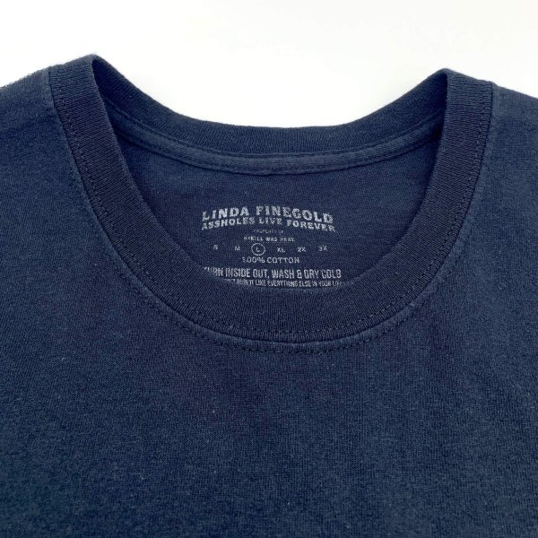 画像4: 【古着】ASSHOLES LIVE FOREVER Tシャツ / LINDA FINEGOLD / #00373 (4)