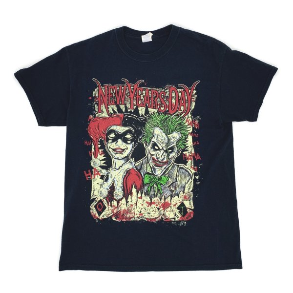 画像1: 【古着】NEW YEARS DAY JOKER ジョーカー Tシャツ / #00393 (1)