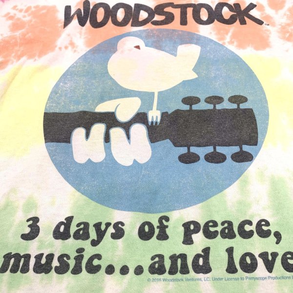 画像3: 【古着】WOODSTOCK ウッドストックフェスティバル Tシャツ / #00398 (3)