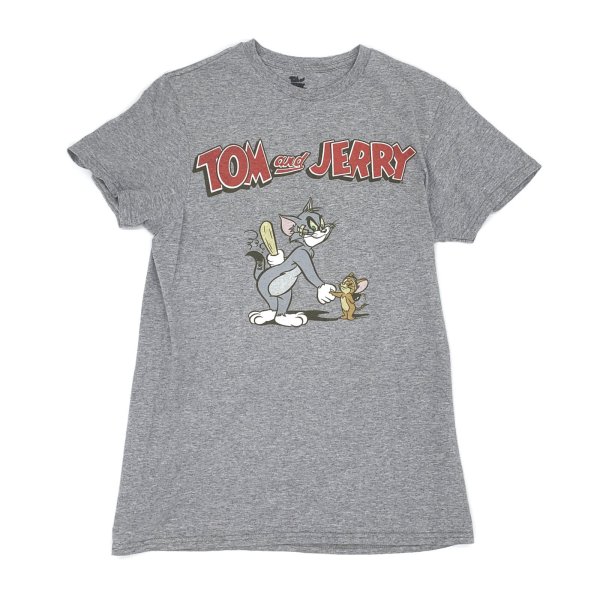 画像1: 【古着】TOM and JERRY トムとジェリー Tシャツ / #00403 (1)