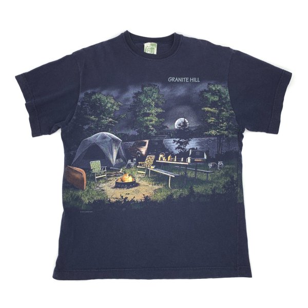 画像1: 【古着】GRANITE HILL キャンプ Tシャツ / #00426 (1)