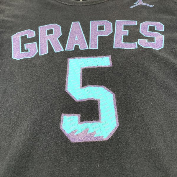 画像3: 【古着】GRAPES 5 ジョーダン (Jordan) Tシャツ / #00428 (3)