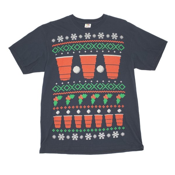 画像1: 【古着】クリスマス Tシャツ / #00435 (1)