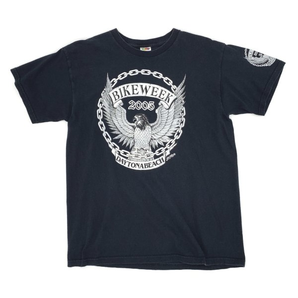 画像1: 【古着】バイクウィーク2005 デイトナビーチ Tシャツ / #00438 (1)