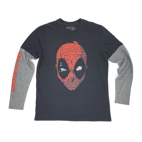 画像1: 【古着】Deadpool デッドプール ロングTシャツ / #00454 (1)
