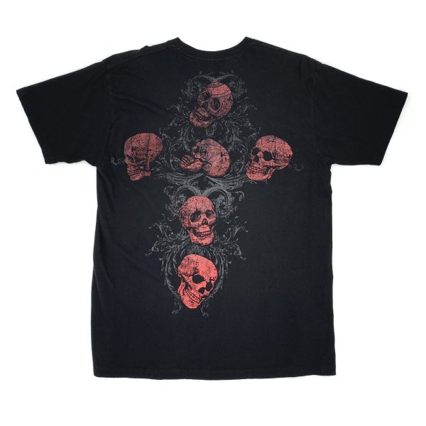 画像2: 【古着】スカル Tシャツ / #00467 (2)