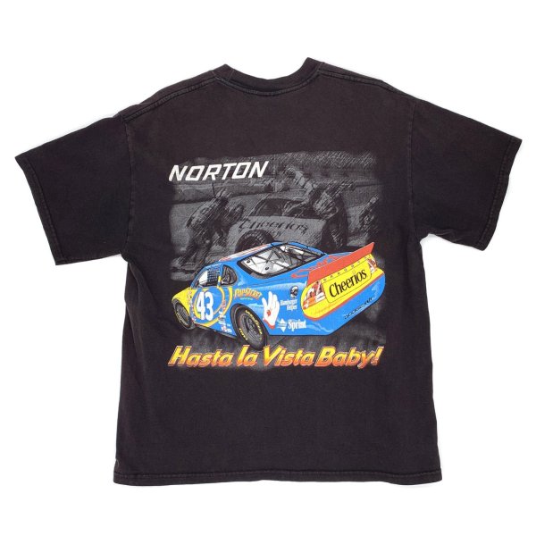 画像1: 【古着】NORTON レース Tシャツ / #00469 (1)