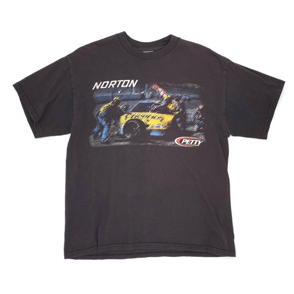 画像2: 【古着】NORTON レース Tシャツ / #00469 (2)
