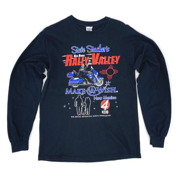 画像1: 【古着】 バイク ハーレー 長袖Tシャツ / #00476 (1)