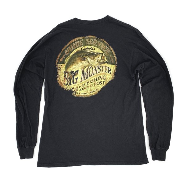 画像1: 【古着】 Cabela's BIG MONSTER 長袖Tシャツ / #00478 (1)