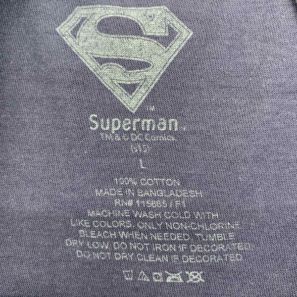 画像7: 【古着】 SUPER MAN 映画スーパーマン Tシャツ / #00488 (7)