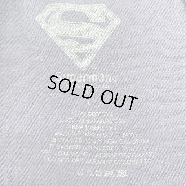 画像7: 【古着】 SUPER MAN 映画スーパーマン Tシャツ / #00488 (7)