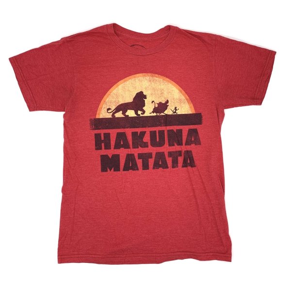 画像1: 【古着】 ライオンキング ハクナ・マタタ Tシャツ / #00492 (1)