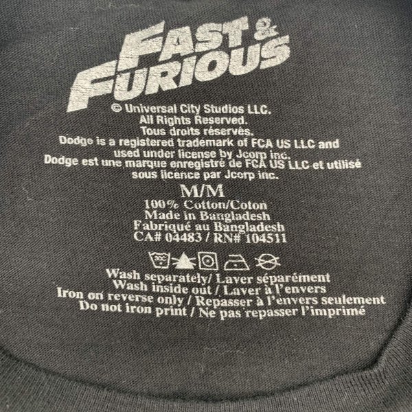 画像6: 【古着】 Fast & Furious ワイルドスピード Tシャツ / #00497 (6)