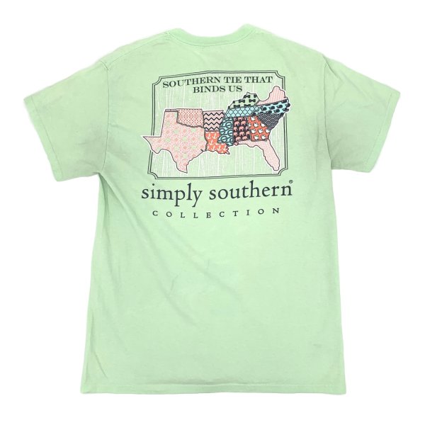 画像1: 【古着】 Simply Southern デザイン Tシャツ / #00516 (1)