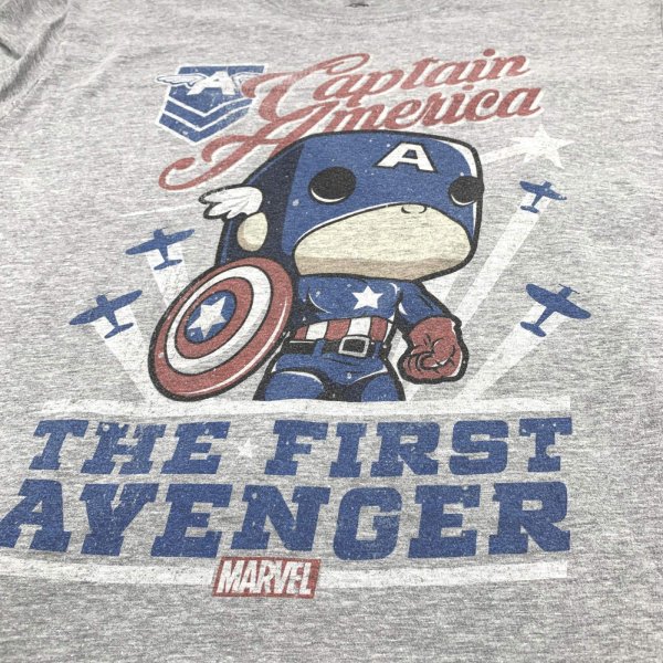 画像3: 【古着】 キャプテン・アメリカ MARVEL Tシャツ / #00519 (3)