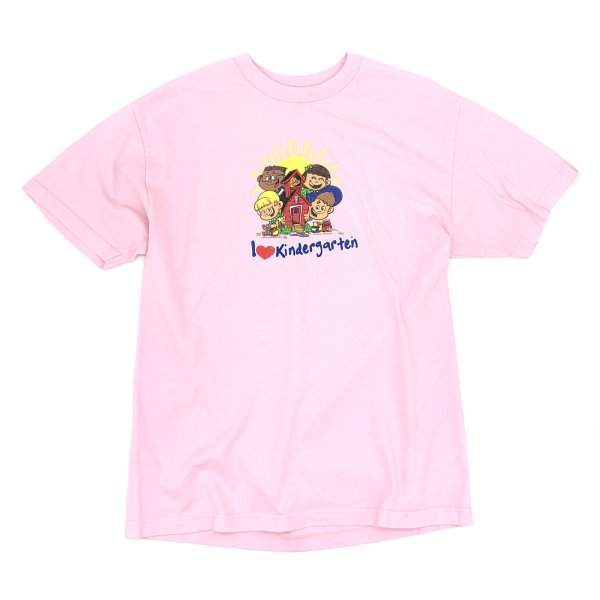 画像1: 【古着】 I ♡ Kindergarden Tシャツ / #00520 (1)